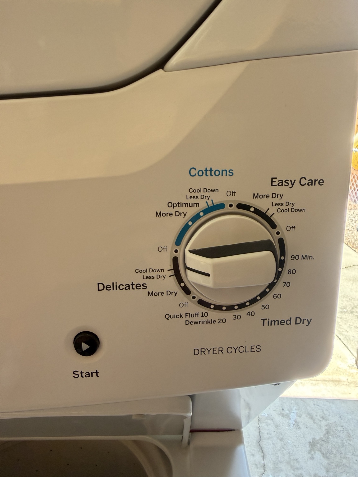 Dryer controls